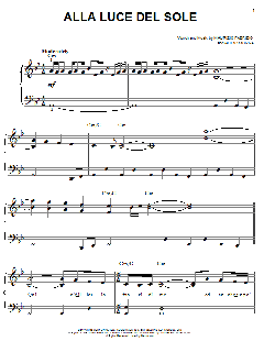 Alla Luce Del Sole von Josh Groban (Download) 