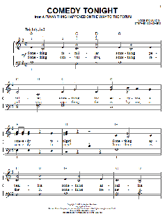 Comedy Tonight von Stephen Sondheim (Download) 