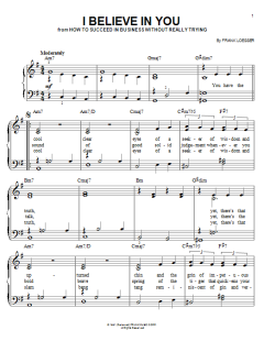 I Believe In You von Frank Loesser (Download) 