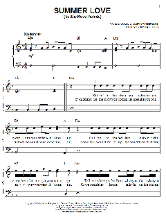 Summer Love (Set The Mood Prelude) von Justin Timberlake (Download) 