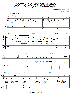 Gotta Go My Own Way von Andy Dodd (Download) 