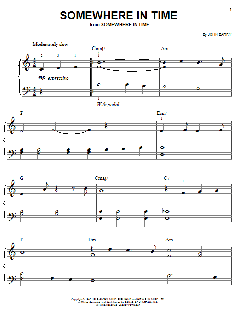 Somewhere In Time von John Barry (Download) 