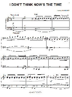 I Don't Think Now's The Time (Download) 