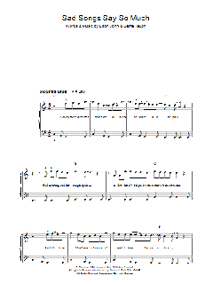 Sad Songs (Say So Much) von Elton John (Download) 