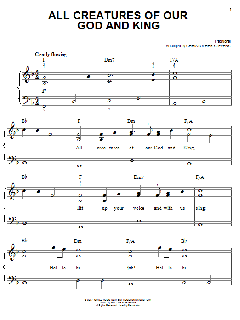 All Creatures Of Our God And King von Bethany Dillon (Download) 