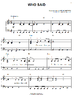 Who Said von Miley Cyrus (Download) 