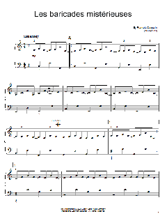 Les Baricades Misterieuses von Francois Copuerin (Download) 