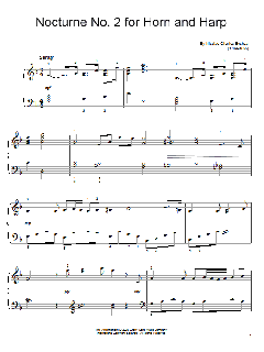 Nocture No. 2 for Horn and Harp von Nicolas-Charles Bochsa (Download) 