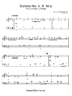 Sonata No. 4, II. Aria von Jean-Joseph Mondonville (Download) 