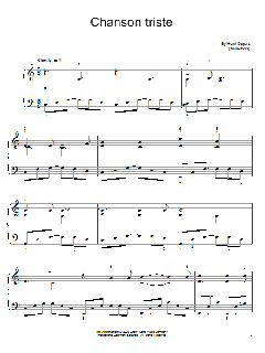 Chanson Triste von Henri Duparc (Download) 