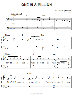 One In A Million von Miley Cyrus (Download) 