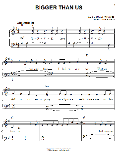 Bigger Than Us von Miley Cyrus (Download) 