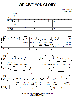 We Give You Glory von Jeremy Camp (Download) 