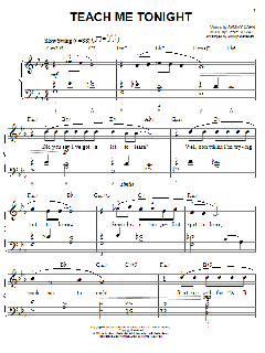 Teach Me Tonight von Sammy Cahn (Download) 