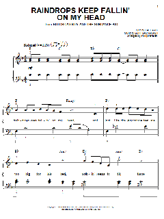 Raindrops Keep Fallin' On My Head von Hal David (Download) 