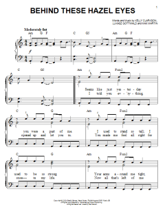 Behind These Hazel Eyes von Kelly Clarkson (Download) 