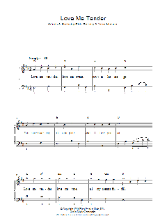 Love Me Tender von Elvis Presley (Download) 