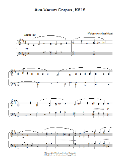Ave Verum Corpus, K618 (Download) 