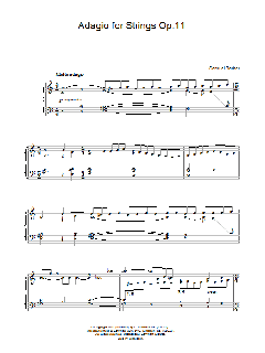 Adagio For Strings Op.11 (Download) 