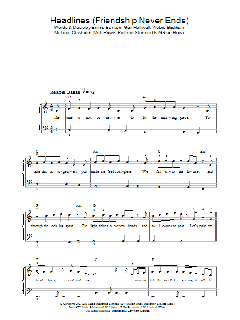 Headlines (Friendship Never Ends) von Matt Rowe (Download) 