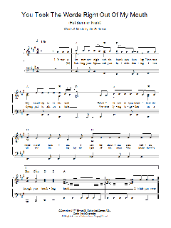 You Took The Words Right Out Of My Mouth von Meat Loaf (Download) 