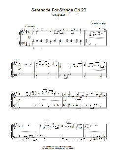 Serenade For Strings Op.20 (Download) 