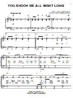 You Shook Me All Night Long von Brian Johnson (Download) 