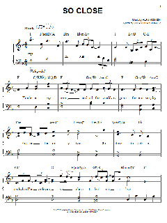 So Close von Alan Menken (Download) 