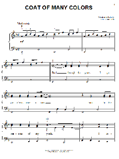 Coat Of Many Colors von Dolly Parton (Download) 