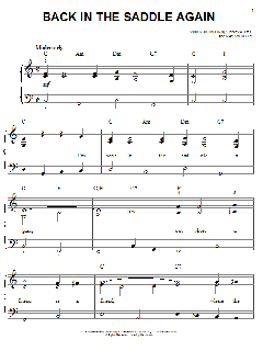 Back In The Saddle Again von Gene Autry (Download) 