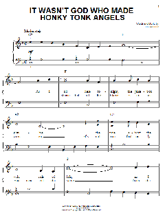 It Wasn't God Who Made Honky Tonk Angels von Kitty Wells (Download) 