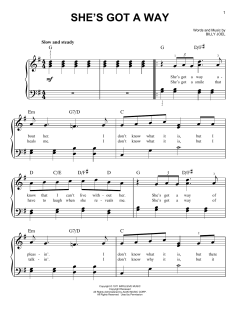 She's Got A Way von Billy Joel (Download) 