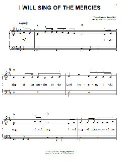 I Will Sing Of The Mercies von James H. Fillmore (Download) 