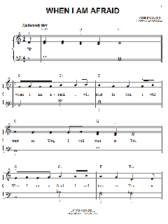 When I Am Afraid von Frank Hernandez (Download) 