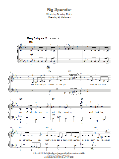 Big Spender von Cy Coleman (Download) 
