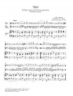 Trio Sonata von Georg Philipp Telemann 