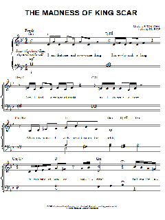 The Madness Of King Scar von Elton John (Download) 