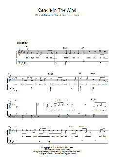 Candle In The Wind von Elton John (Download) 