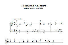 Sarabande in D minor (Download) 