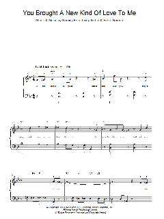 You Brought A New Kind Of Love To Me von Frank Sinatra (Download) 