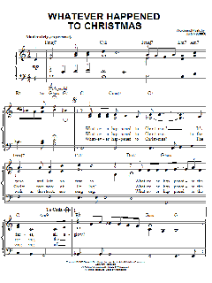 Whatever Happened To Christmas von Frank Sinatra (Download) 