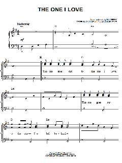 The One I Love von R.E.M. (Download) 