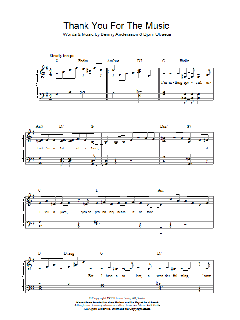 Thank You For The Music von ABBA (Download) 