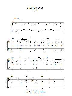 Greensleeves von Traditional English Folksong (Download) 