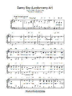 Danny Boy von Frederick Edward Weatherly (Download) 