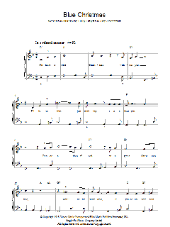 Blue Christmas von Elvis Presley (Download) 