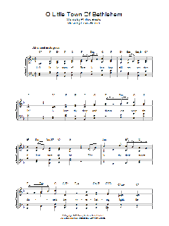 O Little Town Of Bethlehem von Phillips Brooks (Download) 