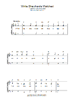 While Shepherds Watched Their Flocks von Traditional (Download) 