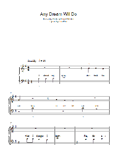 Any Dream Will Do von Andrew Lloyd Webber (Download) 