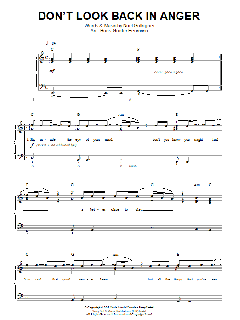 Don't Look Back In Anger von Oasis (Download) 